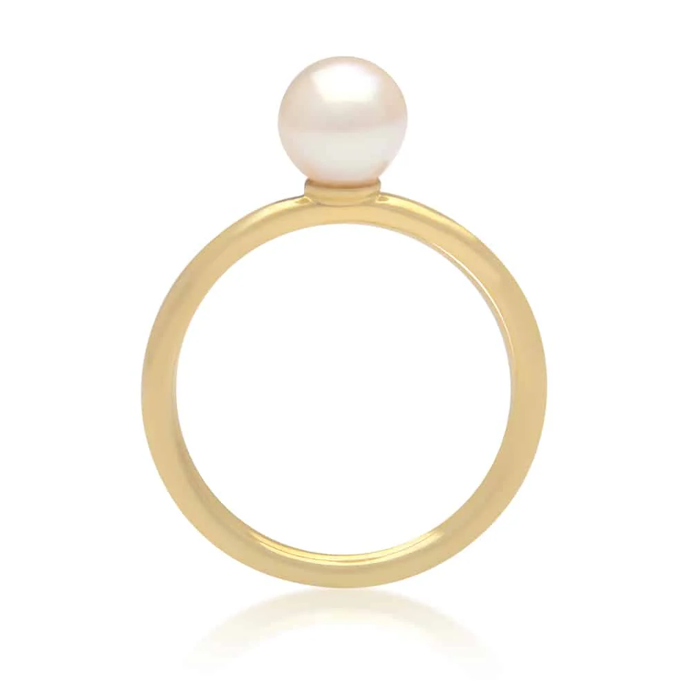 Acacia Petite Ring Australian Akoya Broken Bay 7mm AAA - Image 3