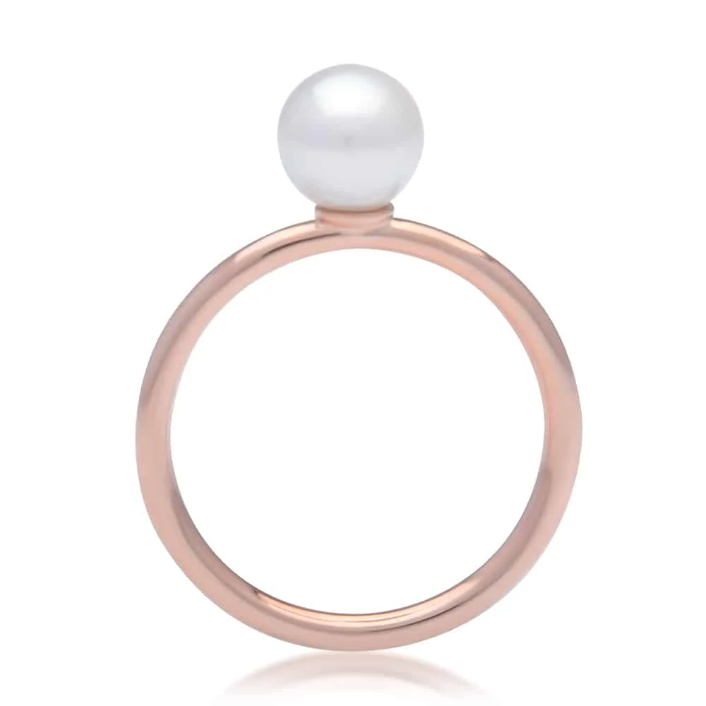 Acacia Petite Ring Australian Akoya Broken Bay 7mm AAA - Image 5