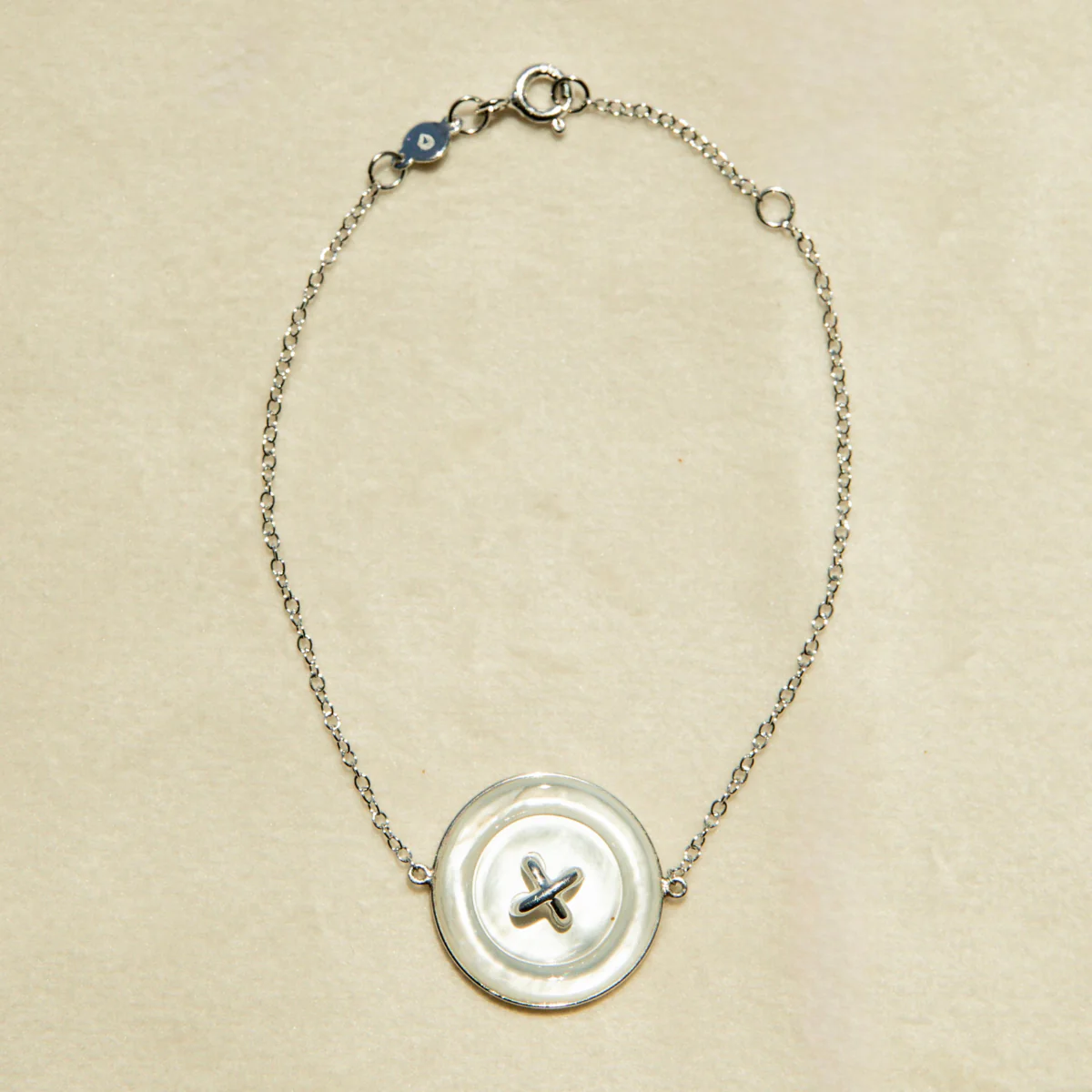 Button Mother of Pearl Bracelet - Image 6