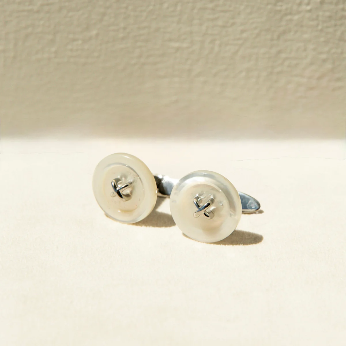 Button Mother of Pearl Cufflinks - Image 4