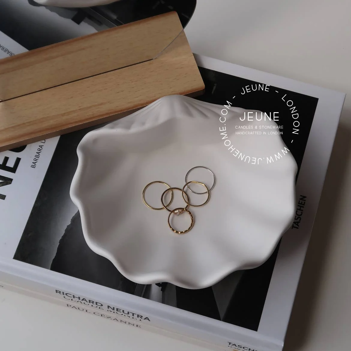 Clam Shell Bowl | Trinket Bowl | Coastal Jewellery Tray - Image 3
