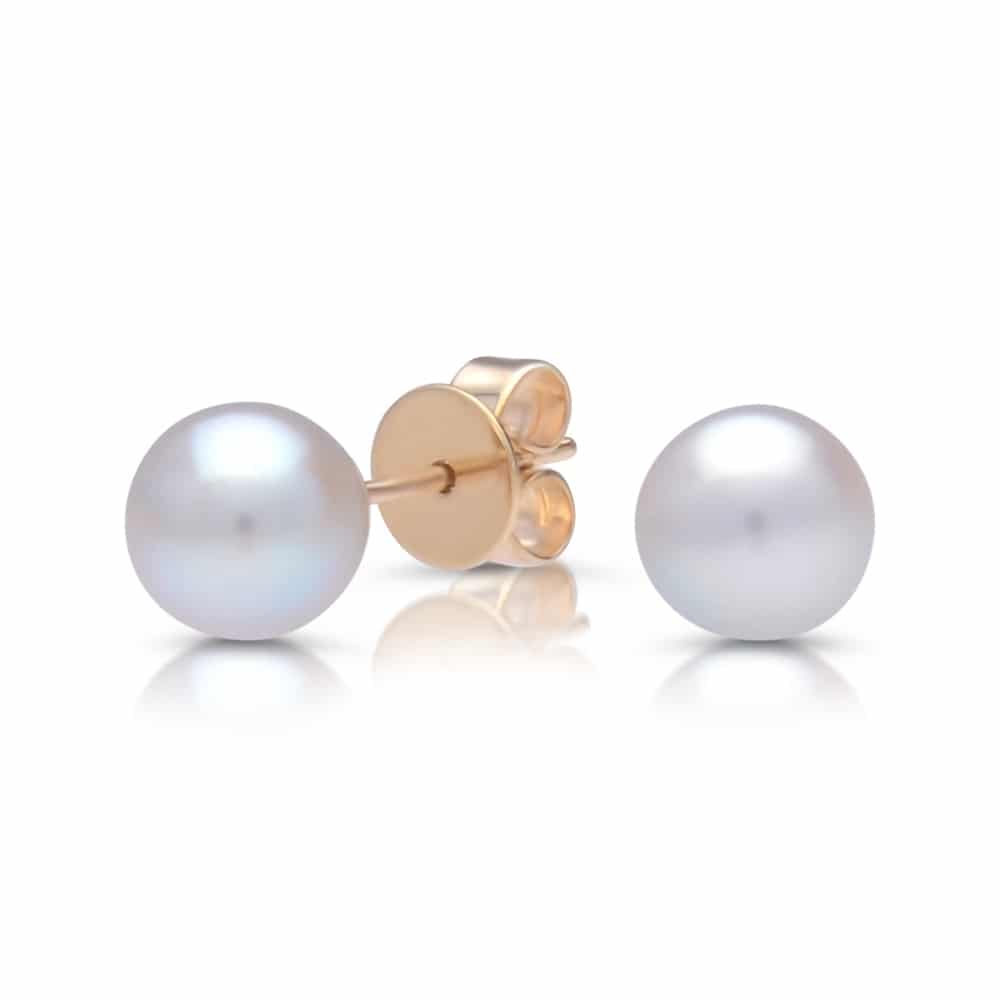 Classic Studs Australian Akoya Broken Bay 7mm AAA - Image 3