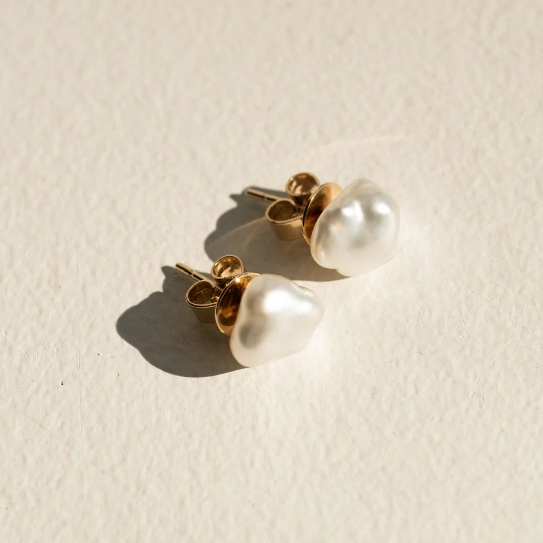 Classic Studs Australian South Sea Cygnet Bay Keshi 8mm A - Image 3