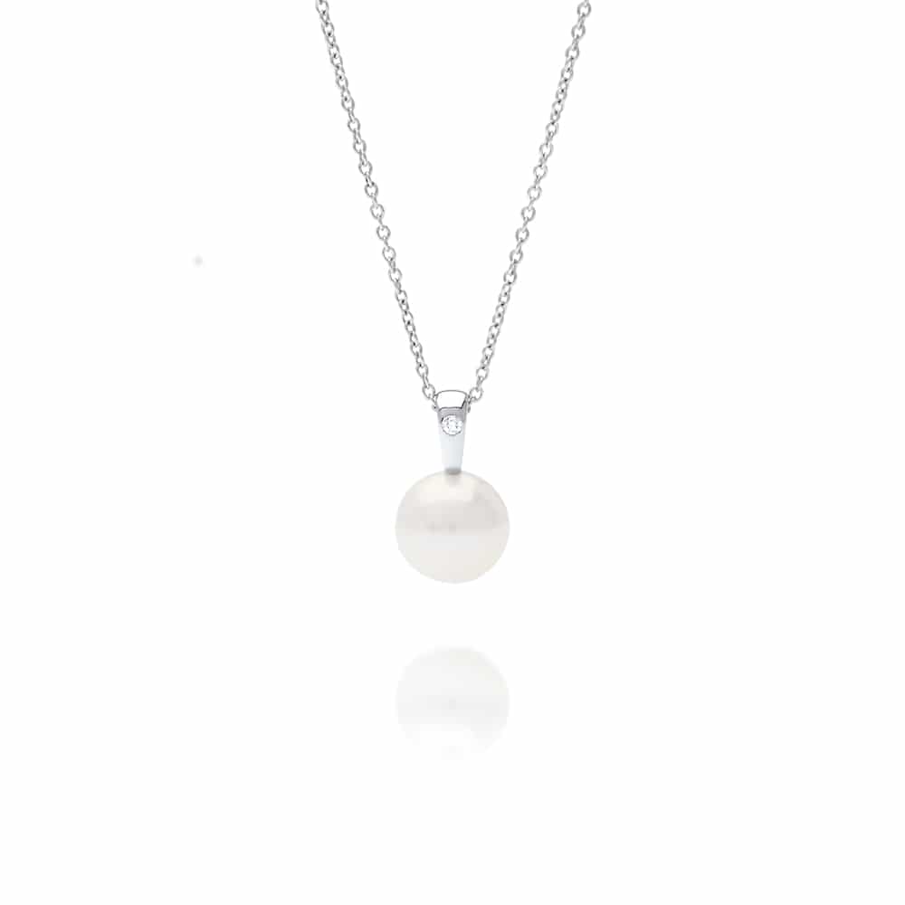 Cocos Diamond Pendant Australian South Sea Cygnet Bay Round 13mm B1 Diamond 0.05ct H/SI - Image 4