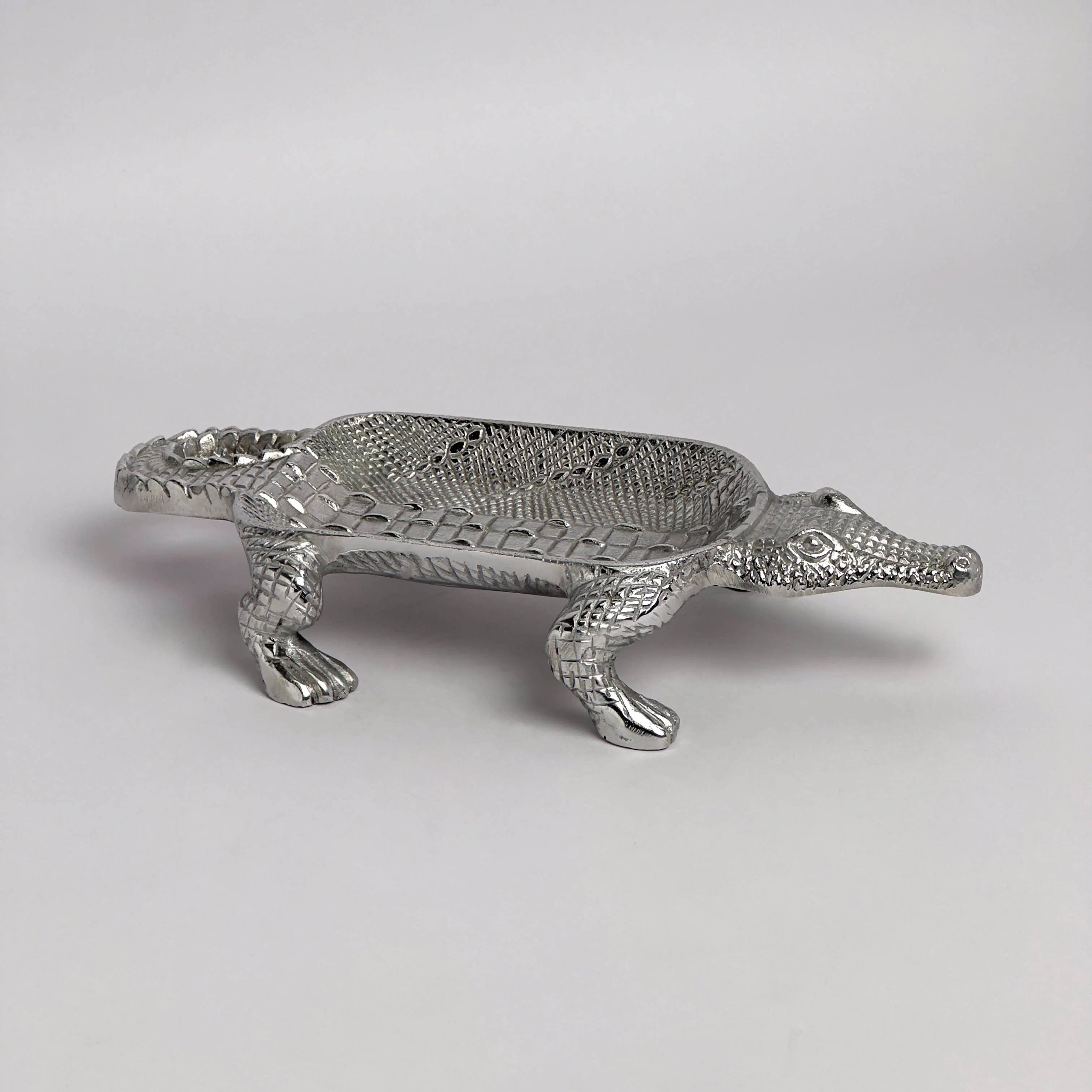 Crocodile Dish Alum - Image 5