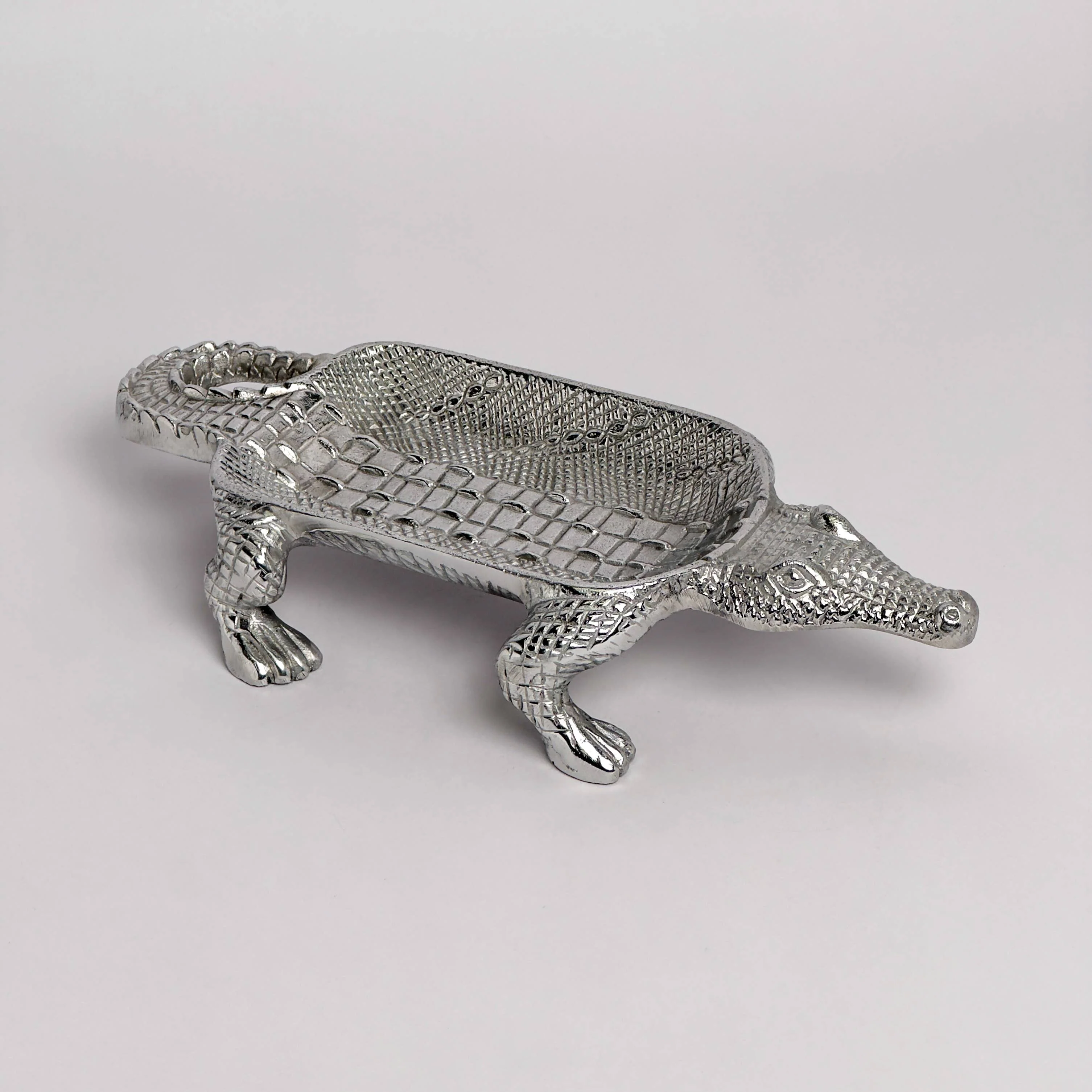 Crocodile Dish Alum - Image 6
