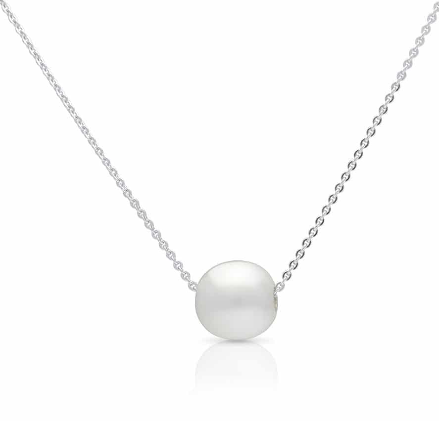 Drifting Necklace Australian South Sea Cygnet Bay Round 10.5mm A3 9ct Yellow Gold - Image 7