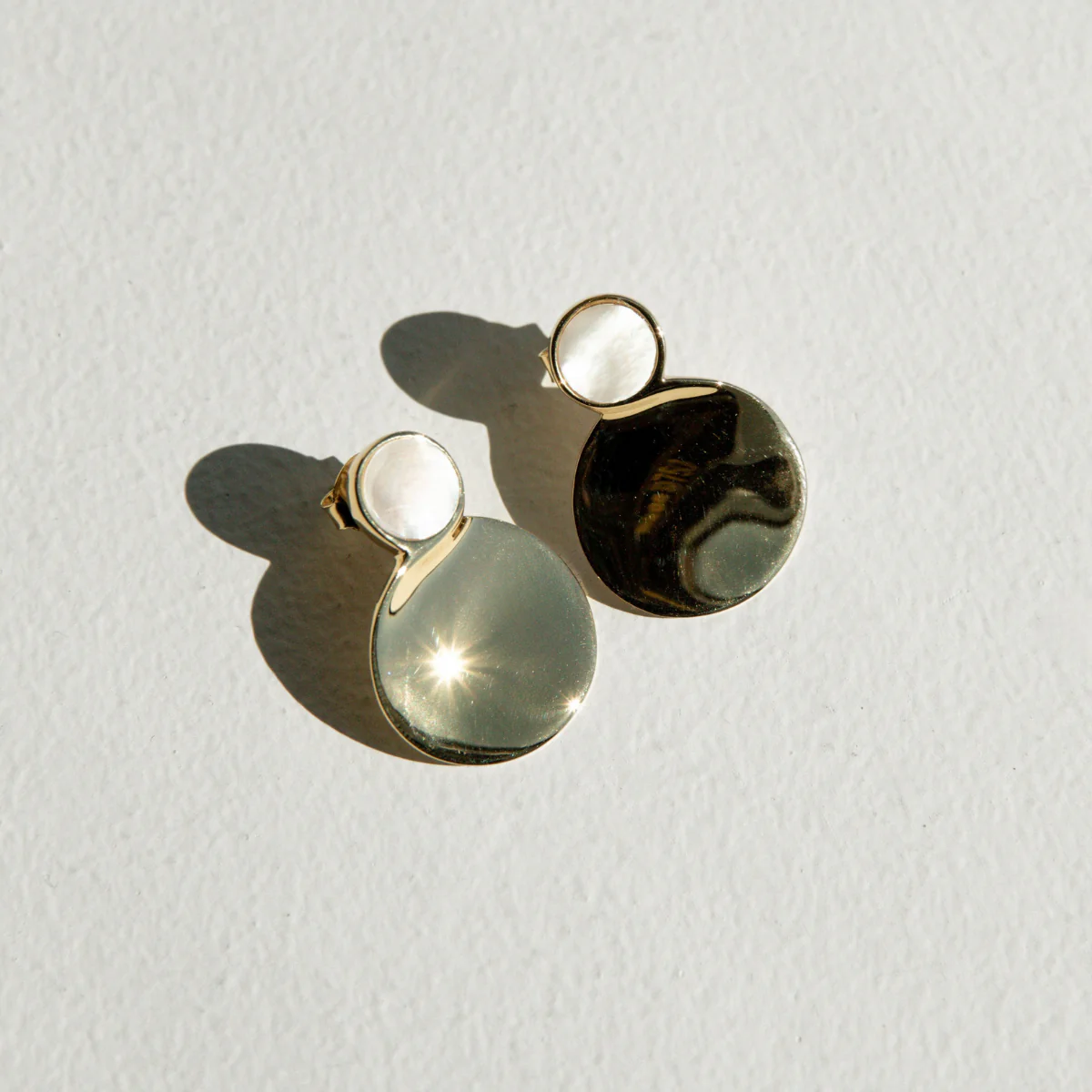 Ebb Studs Australian South Sea Cygnet Bay Mother of Pearl - Image 4