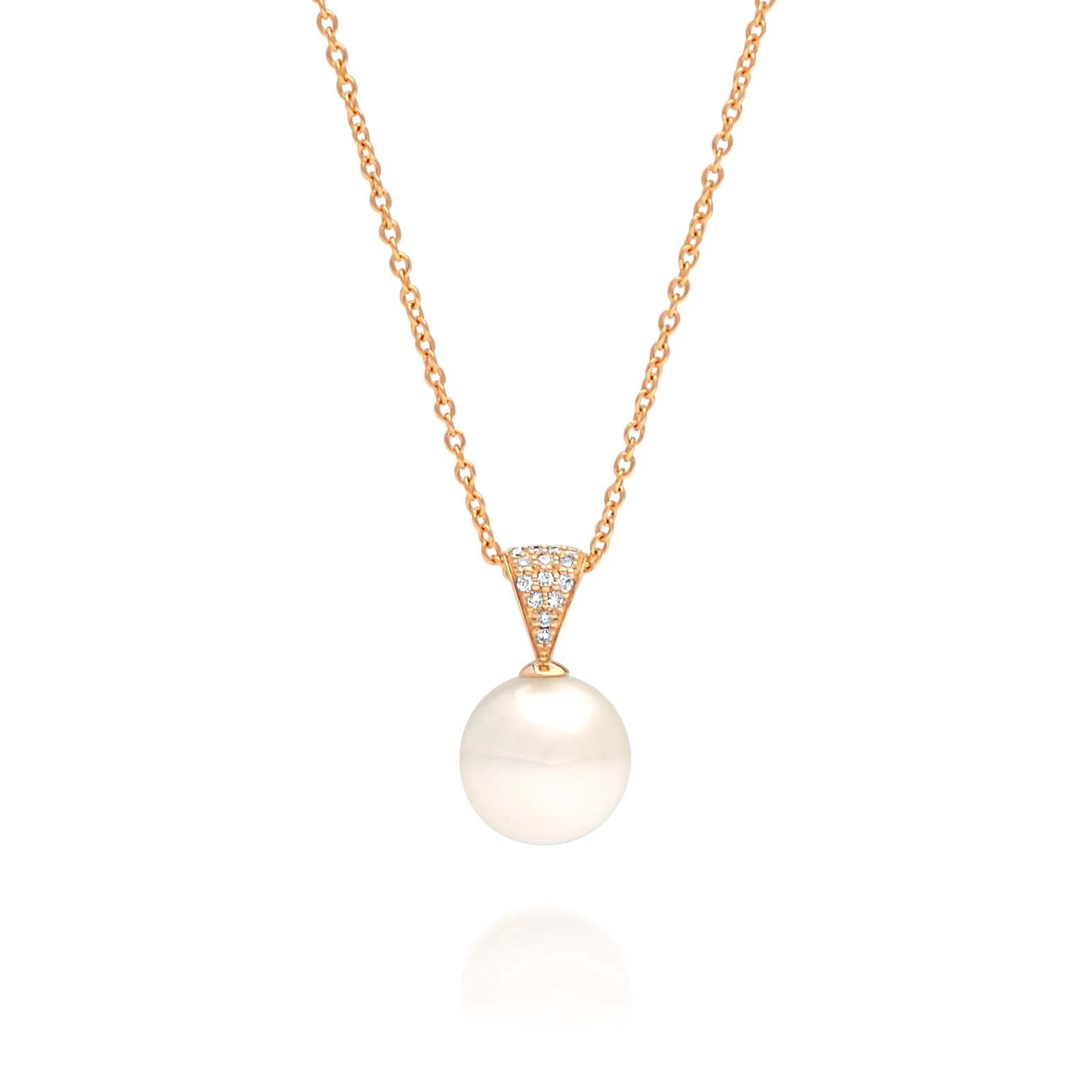 Eternal Grande Pendant Australian South Sea Cygnet Bay Drop 12mm A3 Diamonds 14=0.14ct H/SI - Image 3