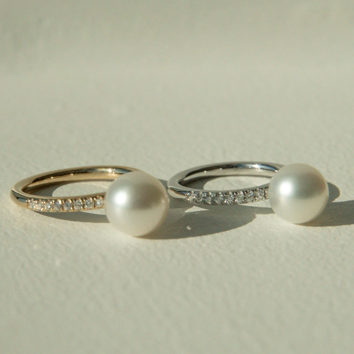 Eternal Petite Diamond Ring Australian South Sea Cygnet Bay Round 9mm A3 18=0.18ct H/SI #K 9ct Yellow Gold - Image 3