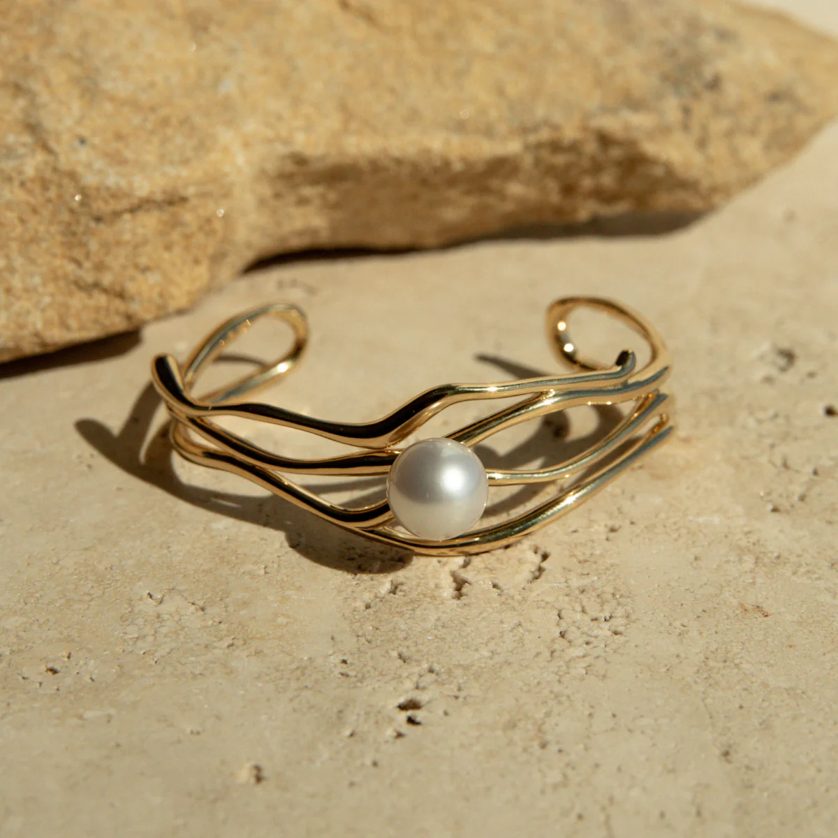 Flow Bangle Australian South Sea Cygnet Bay Near Round 11.5mm B2 - Image 3