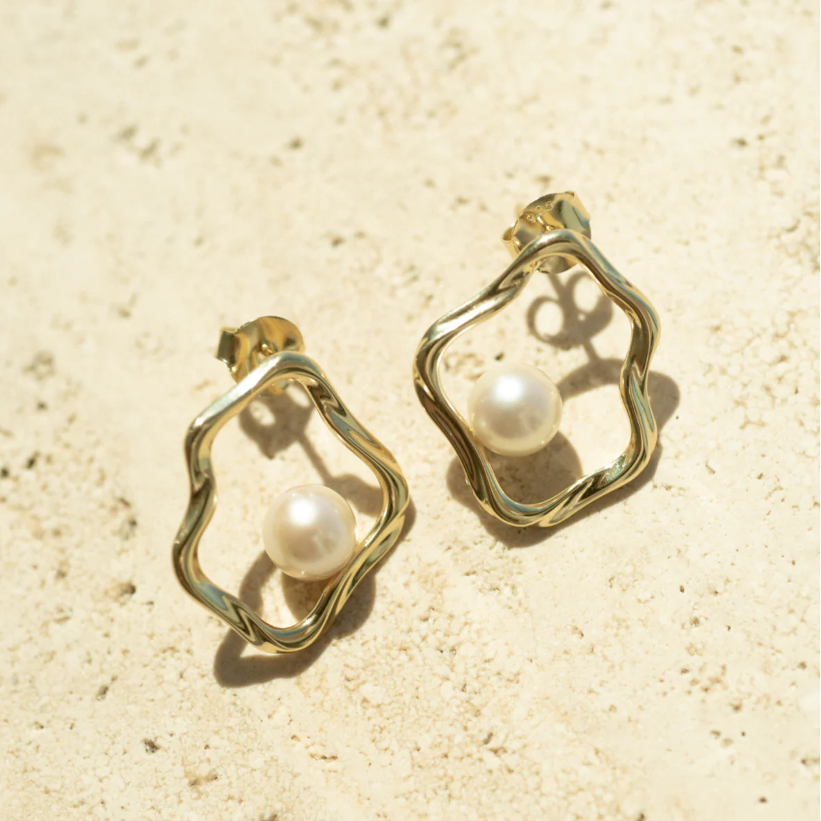 Flow Studs Australian Akoya Broken Bay 6.5mm AA - Image 3