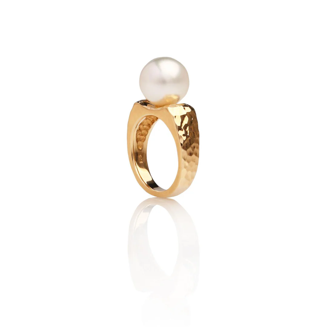 Impressions Wide Ring Australian South Sea Cygnet Bay Keshi 11mm A - Image 7