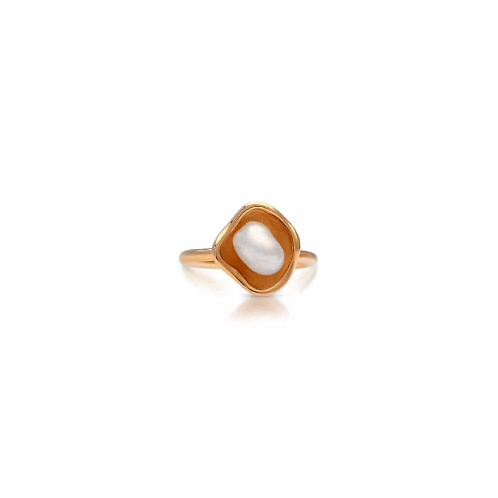 Kimberley Lily Petite Ring Australian South Sea Cygnet Bay Keshi 5-8mm A - Image 4