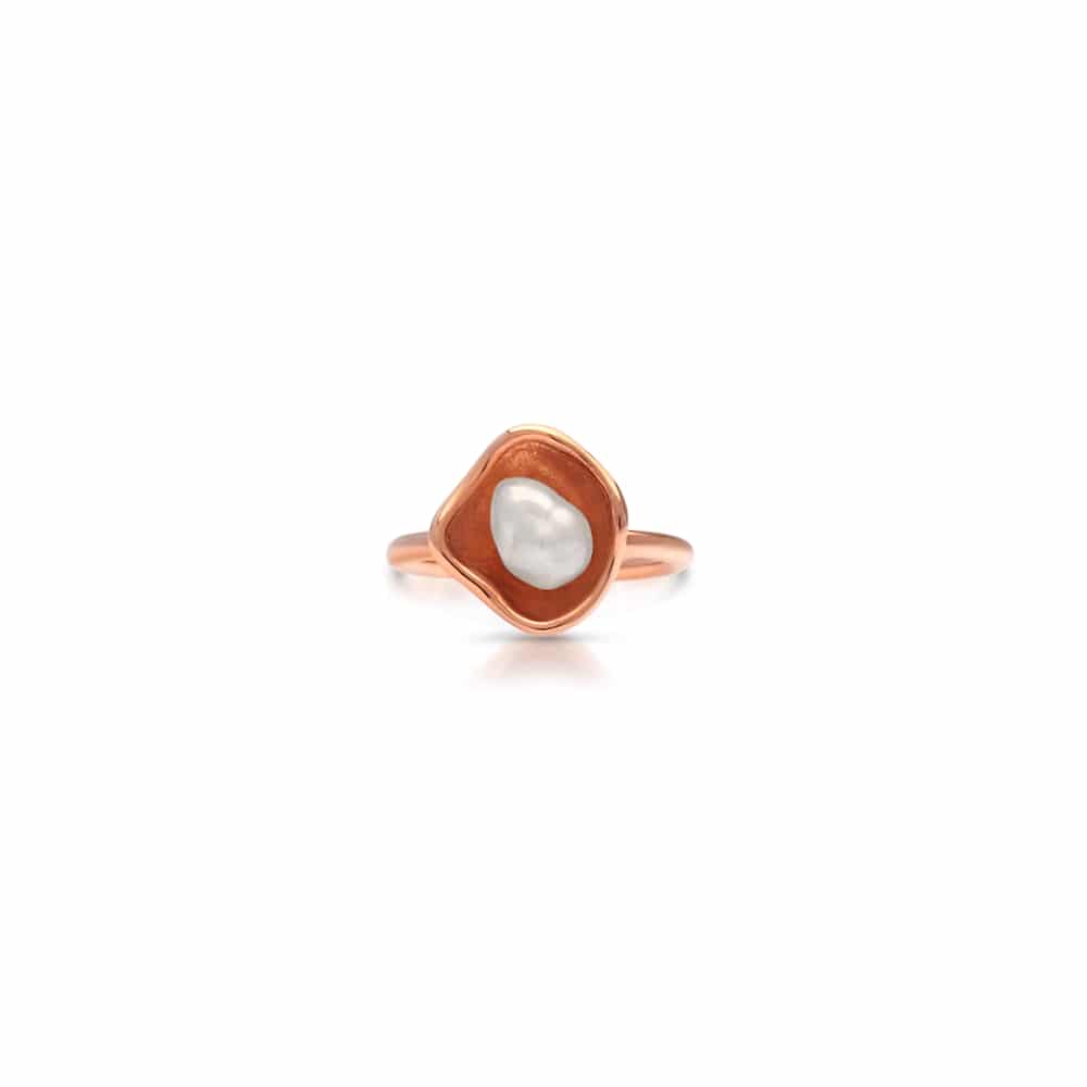 Kimberley Lily Petite Ring Australian South Sea Cygnet Bay Keshi 5-8mm A - Image 5