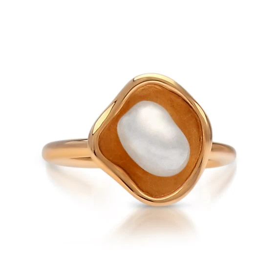 Kimberley Lily Ring Australian South Sea Cygnet Bay Keshi 5-8mm A - Image 4