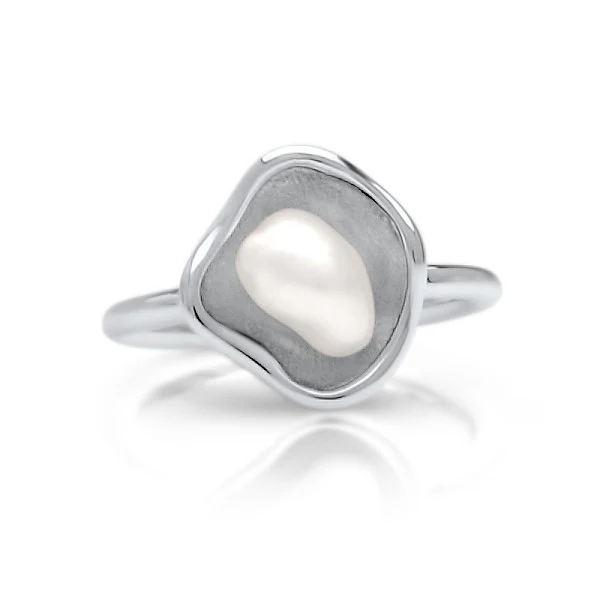 Kimberley Lily Ring Australian South Sea Cygnet Bay Keshi 5-8mm A - Image 5