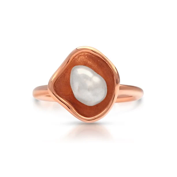 Kimberley Lily Ring Australian South Sea Cygnet Bay Keshi 5-8mm A - Image 6