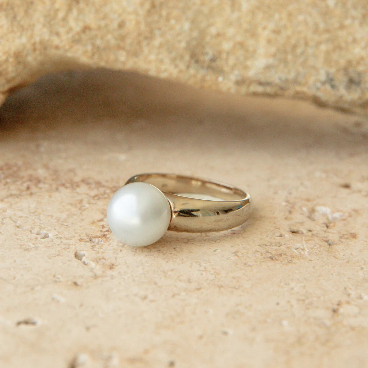Mojo Ring Australian South Sea Cygnet Bay Round 11mm A1 #T 9ct Yellow Gold