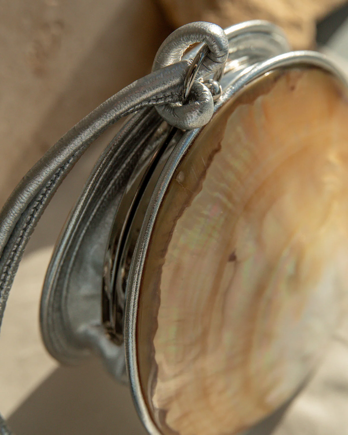 Mother of Pearl Shell Clutch - Image 7