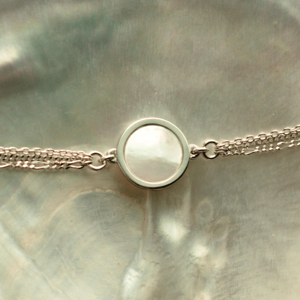 My Planet Bracelet Australian South Sea Cygnet Bay Mother Of Pearl Sterling Silver
