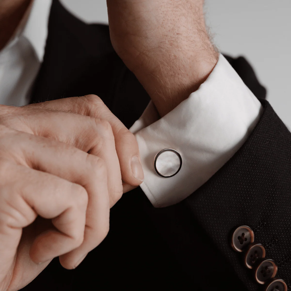 My Planet Cufflinks Australian South Sea Cygnet Bay Mother Of Pearl Sterling Silver - Image 3