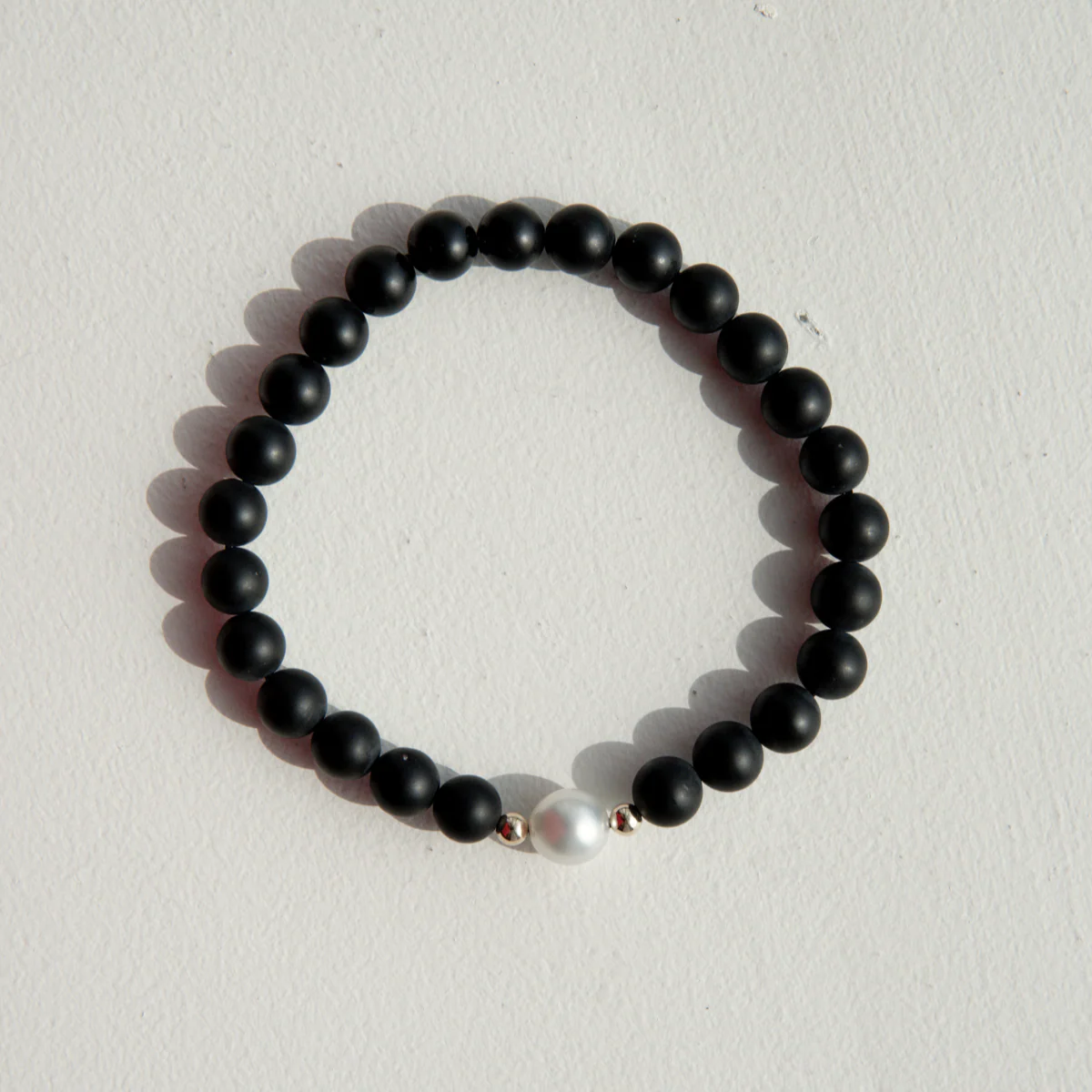 Onyx Bracelet Australian South Sea Cygnet Bay Near Round 8.5mm B1 17cm 14ct Yellow Gold - Image 5