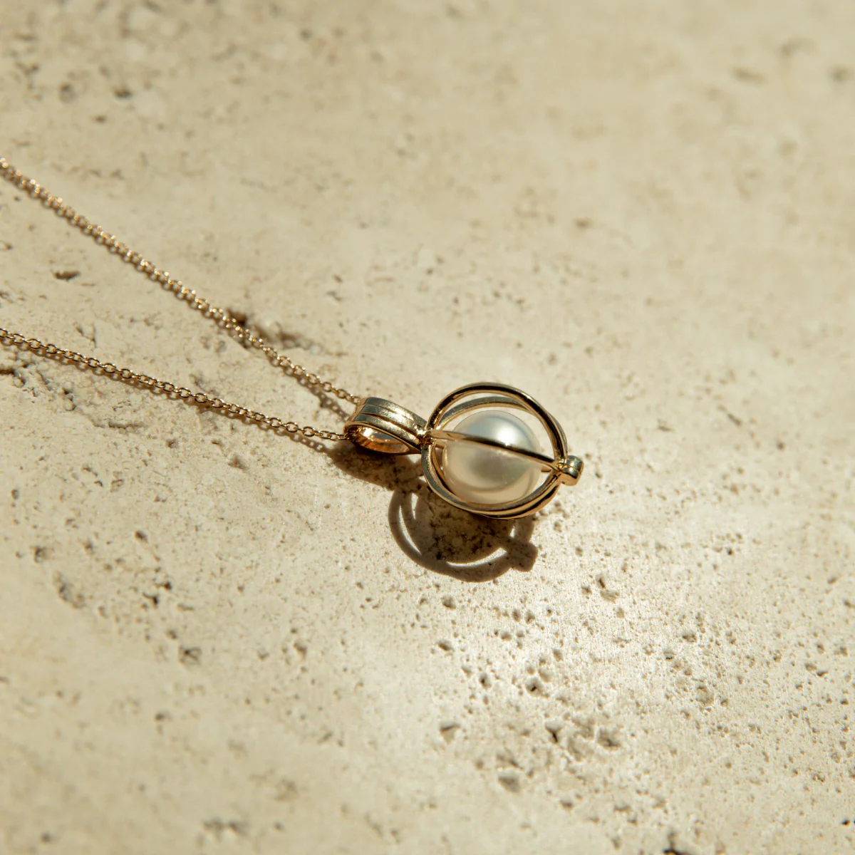 Round Cage Pendant Australian South Sea Cygnet Bay Drop 10.5mm B1 45cm - Image 2