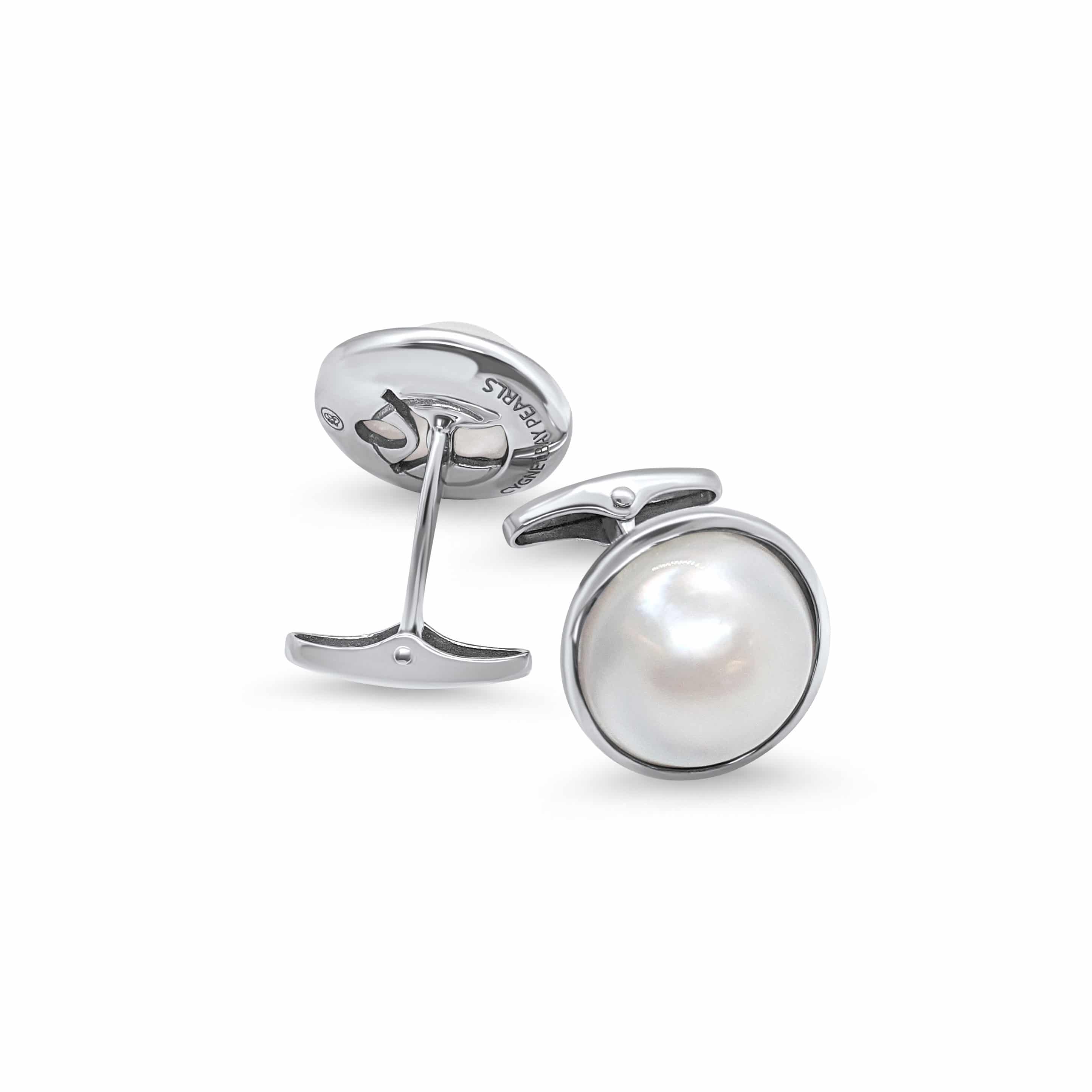Save The Children Cufflinks Australian South Sea Cygnet Bay Mabe 14mm B - Image 4