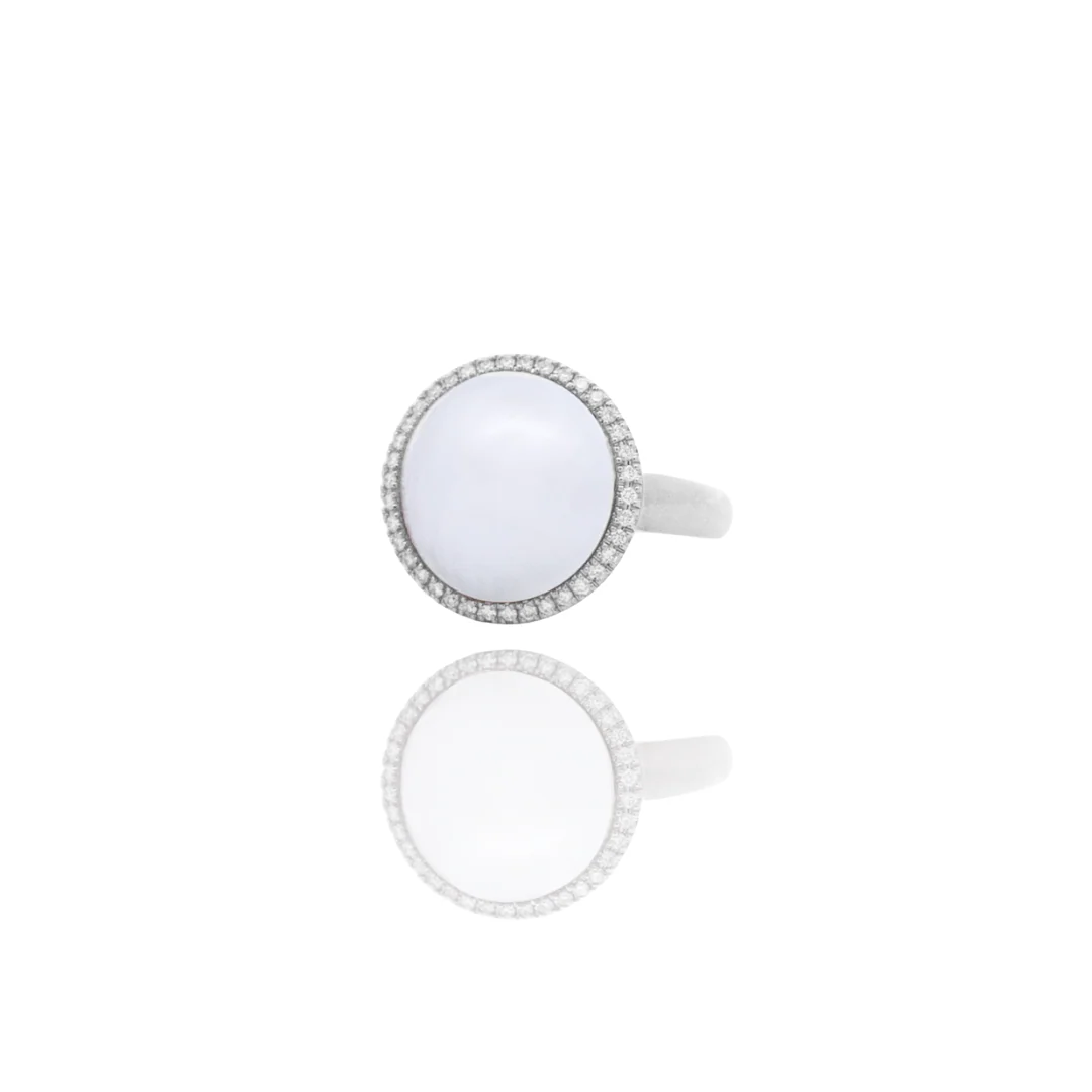 Save The Children Halo Ring Diamonds 38=0.19ct H/SI #O - Image 6
