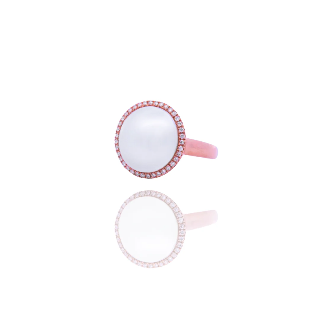 Save The Children Halo Ring Diamonds 38=0.19ct H/SI #O - Image 7
