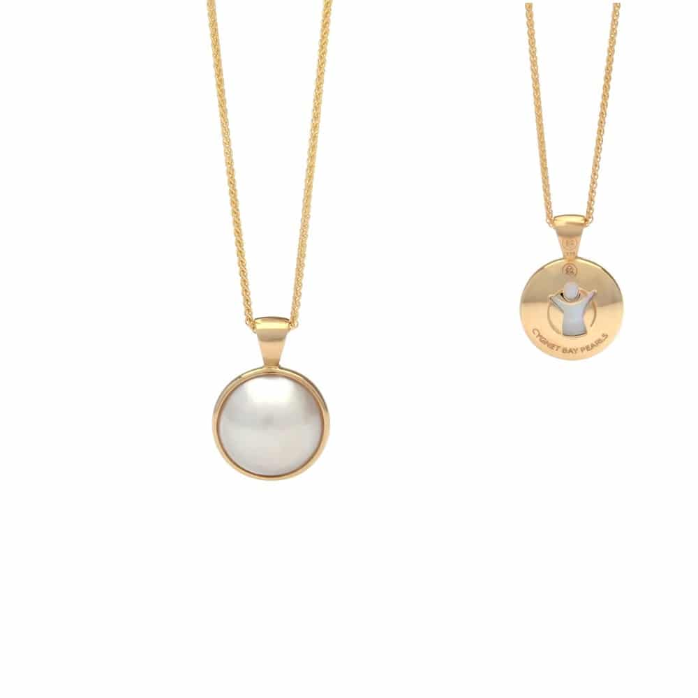 Save The Children Pendant Australian South Sea Cygnet Bay Mabe 15mm A - Image 4