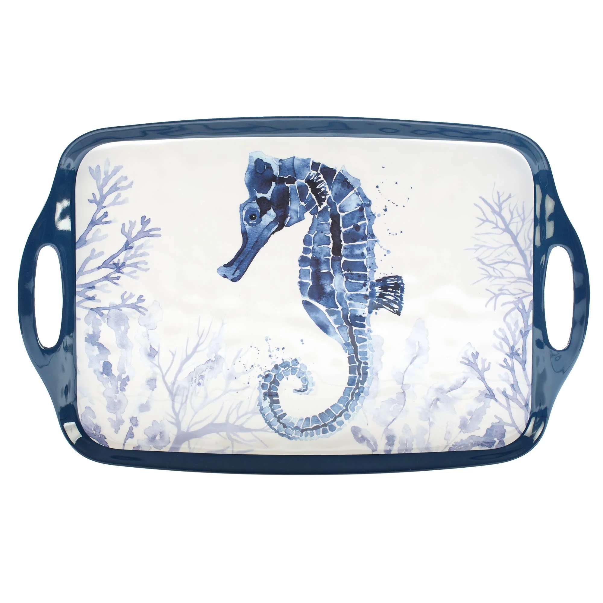 Sea Life Rectangular Tray with Handles