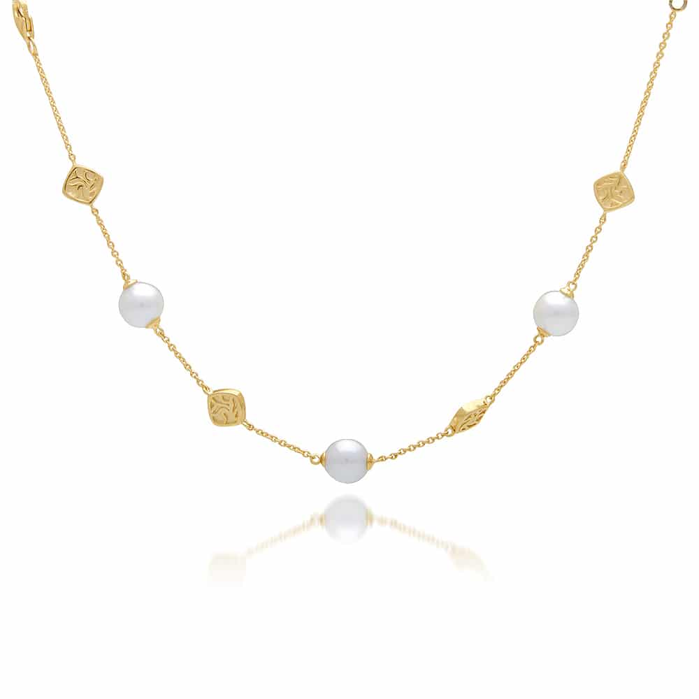 Seagrass Necklace Australian Akoya Broken Bay 7mm AAA - Image 5