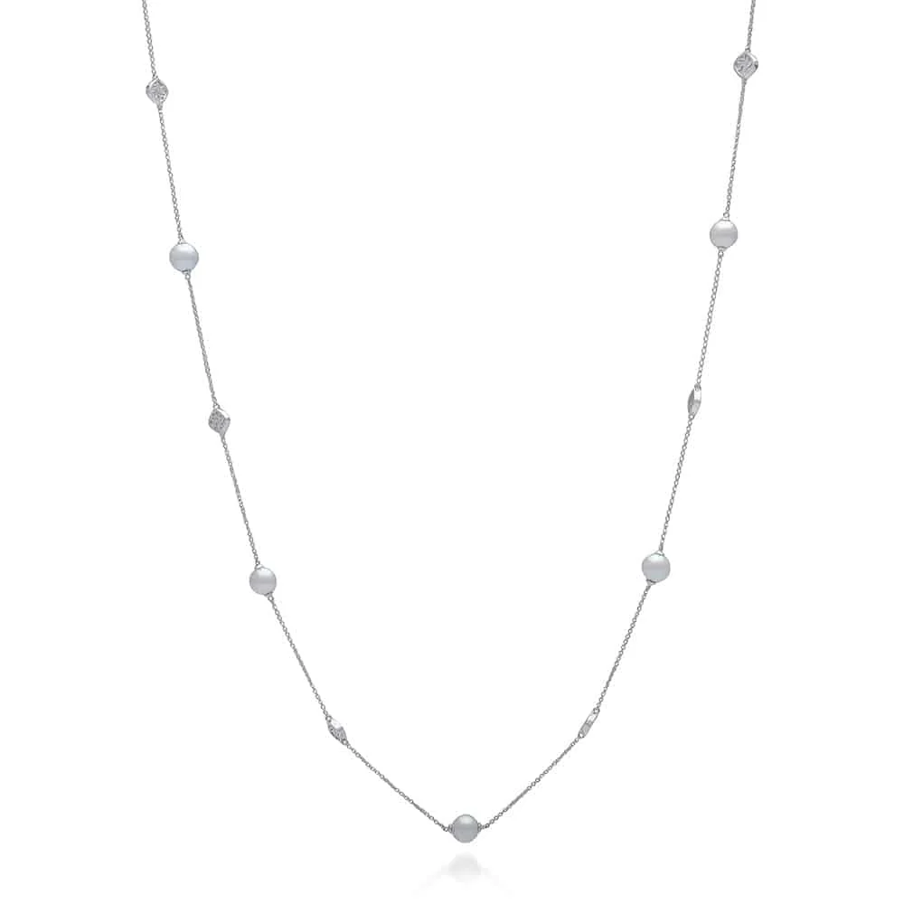 Seagrass Necklace Australian Akoya Broken Bay 7mm AAA - Image 9
