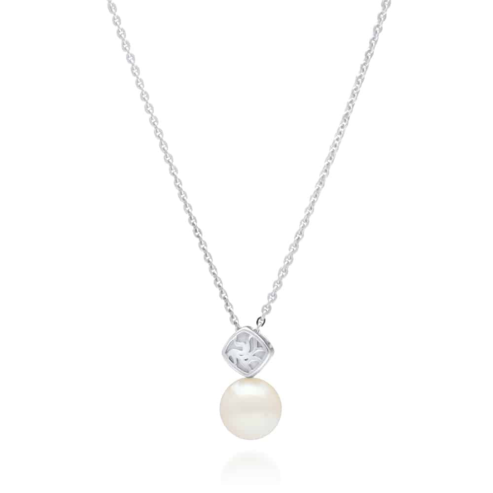 Seagrass Pendant Australian Akoya Broken Bay 7.5mm AAA 9ct Yellow Gold - Image 4