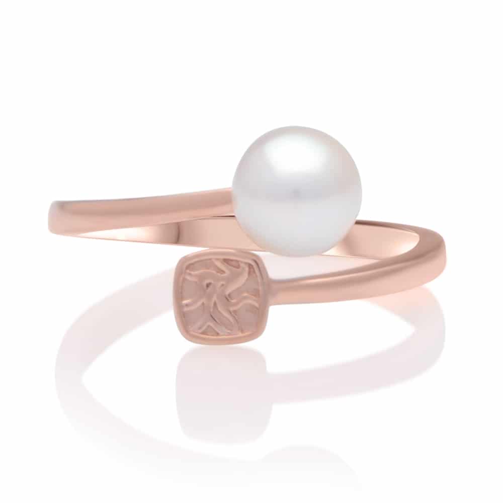 Seagrass Ring Australian Akoya Broken Bay 7.5mm AAA - Image 6