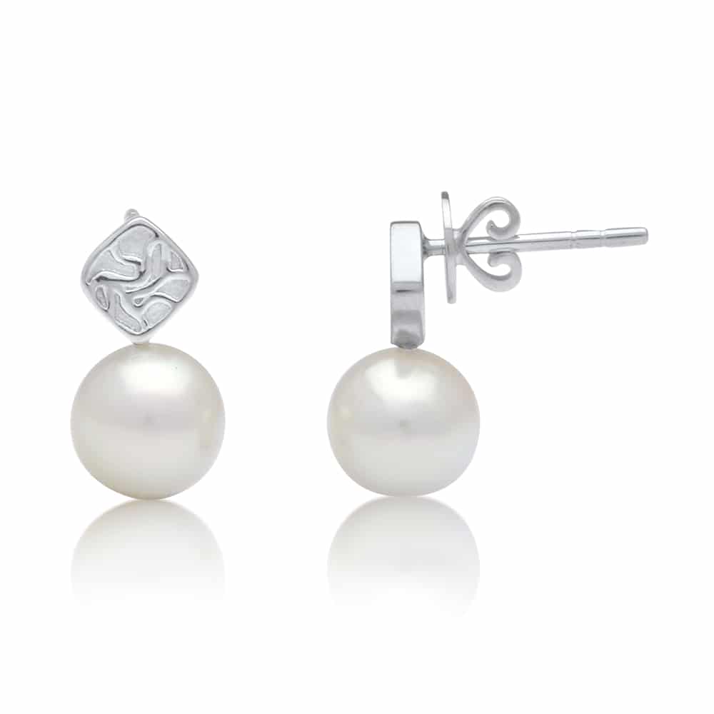 Seagrass Studs Australian Akoya Broken Bay 7mm AAA - Image 4