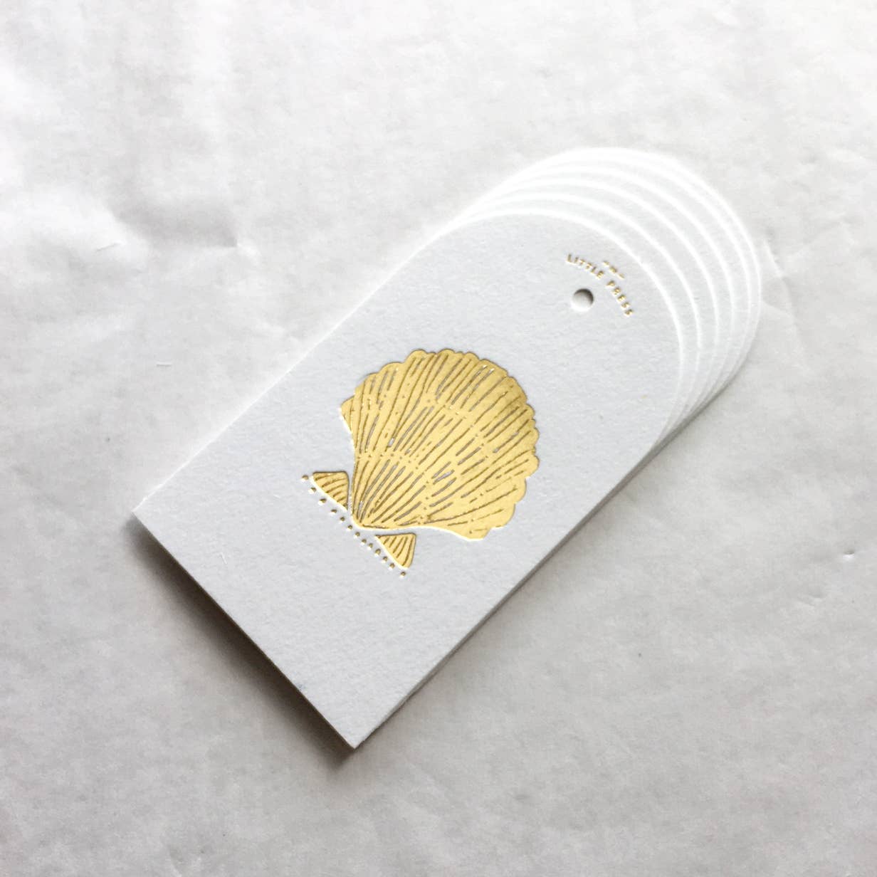 Seashell Tags - set of 6 tags - Image 2