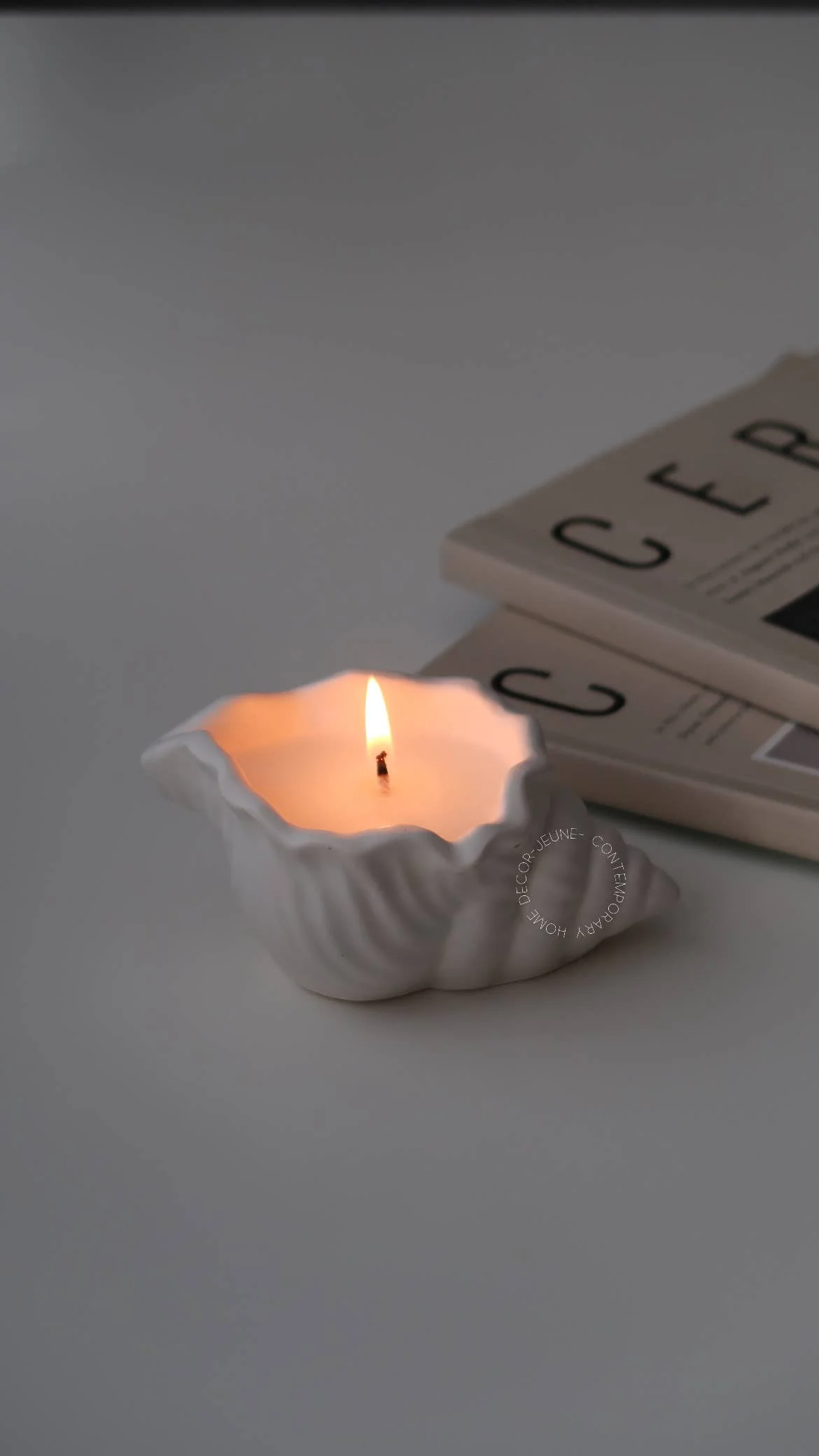 Shell candle | Custom scented candle - Image 2