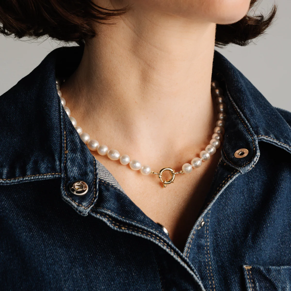 Strand Necklace Australian South Sea Cygnet Bay Mixed Shape 9.5 - 11.5mm A2-B2 37pc 18ct Yellow Gold - Image 4