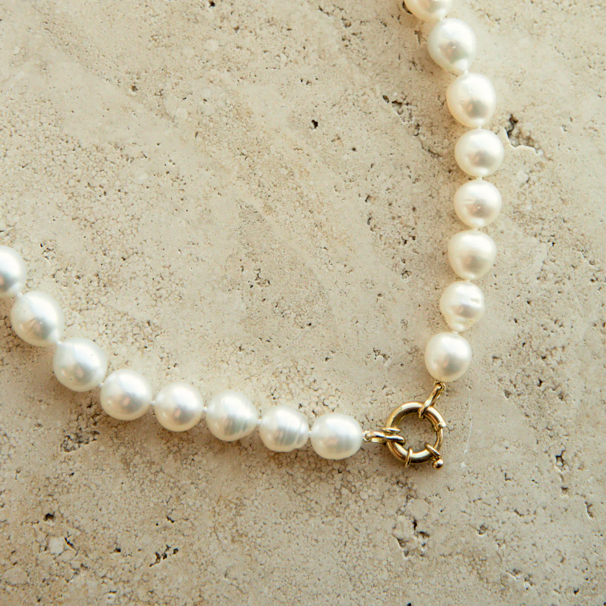 Strand Necklace Australian South Sea Cygnet Bay Mixed Shape 9.5 - 11.5mm A2-B2 37pc 18ct Yellow Gold - Image 5