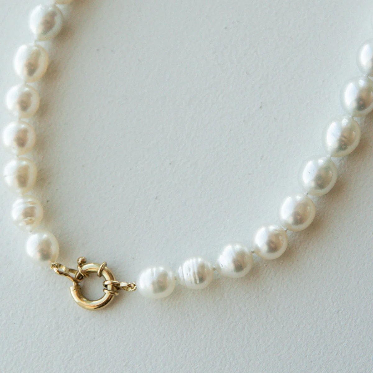 Strand Necklace Australian South Sea Cygnet Bay Mixed Shape 9.5 - 11.5mm A2-B2 37pc 18ct Yellow Gold - Image 7