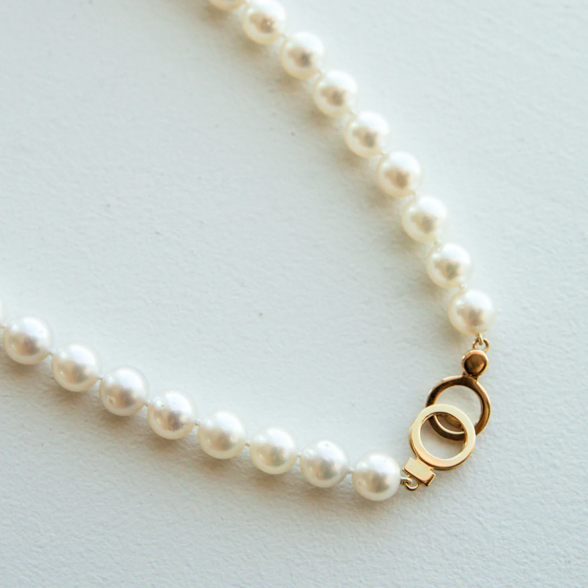 Strand Necklace Australian South Sea Cygnet Bay Near Round 9-10.5mm A3/B2 49pcs 18ct Yellow Gold Circle Clasp - Image 5