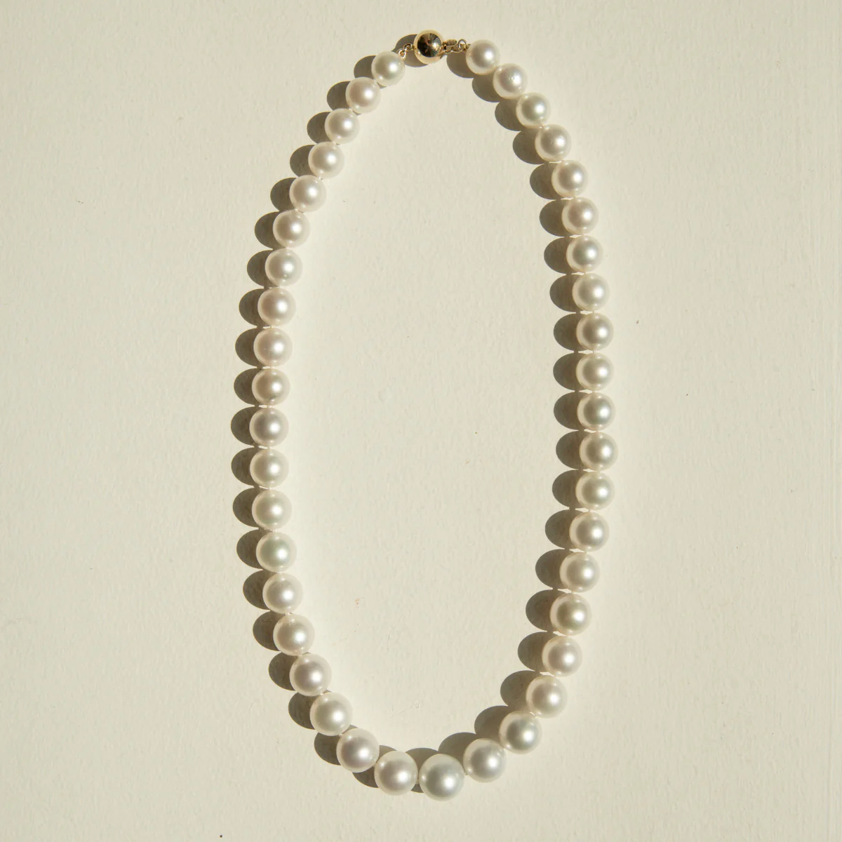 Strand Necklace Australian South Sea Cygnet Bay Round/Near Round 8-11mm A3/B2 41pc 42cm 9ct Yellow Gold - Image 4