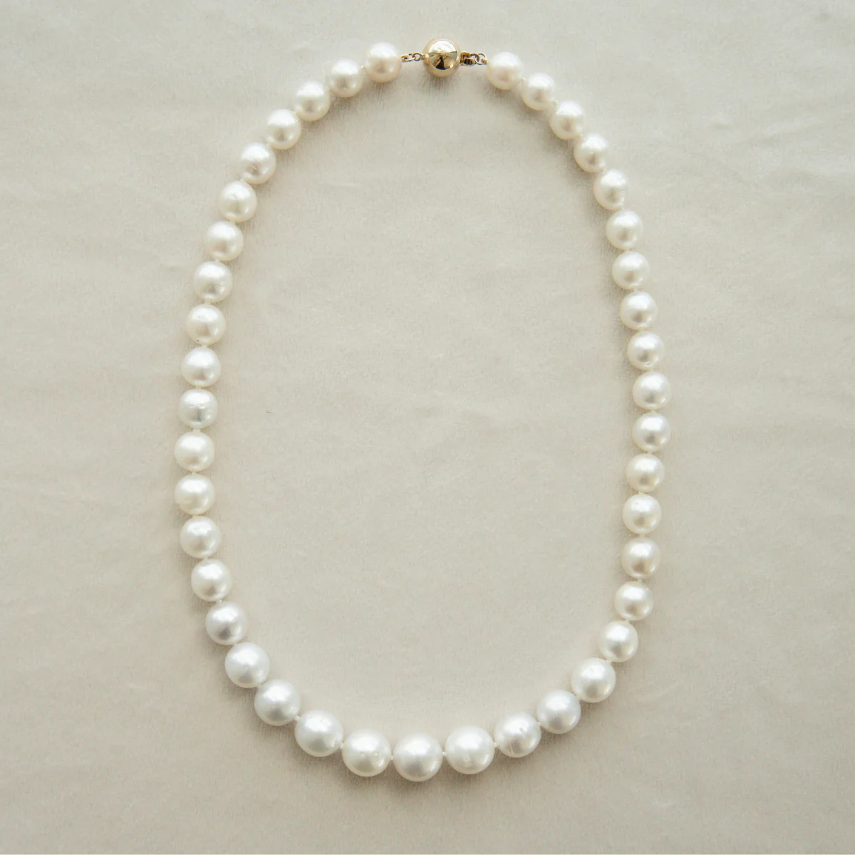 Strand Necklace Australian South Sea Cygnet Bay Semi Drop 8 - 11mm B1 - B2 41pc 43cm 9ct Yellow Gold - Image 3