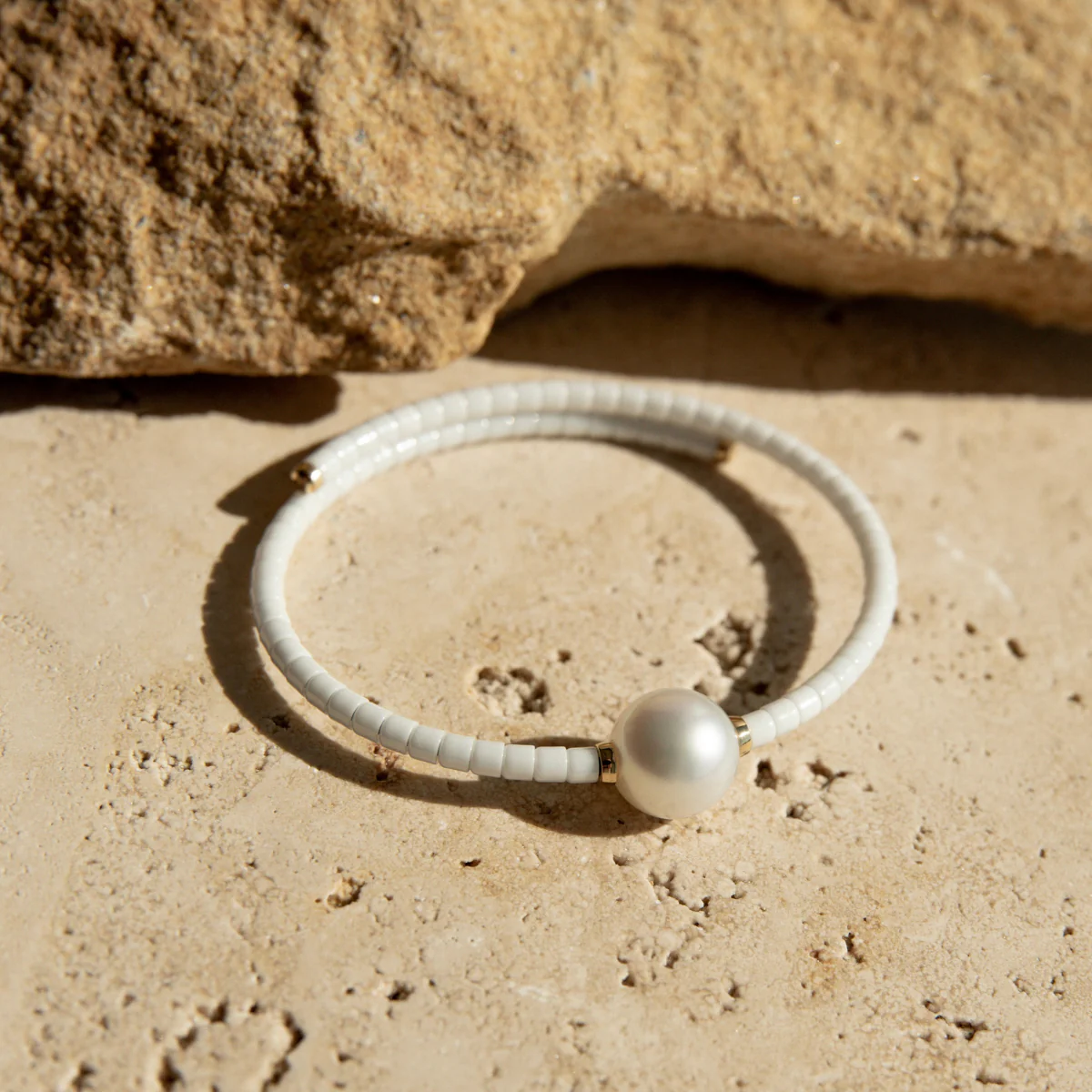 Terra Bracelet White Australian South Sea Cygnet Bay Round 12.5mm A3+ 18ct Yellow Gold - Image 5